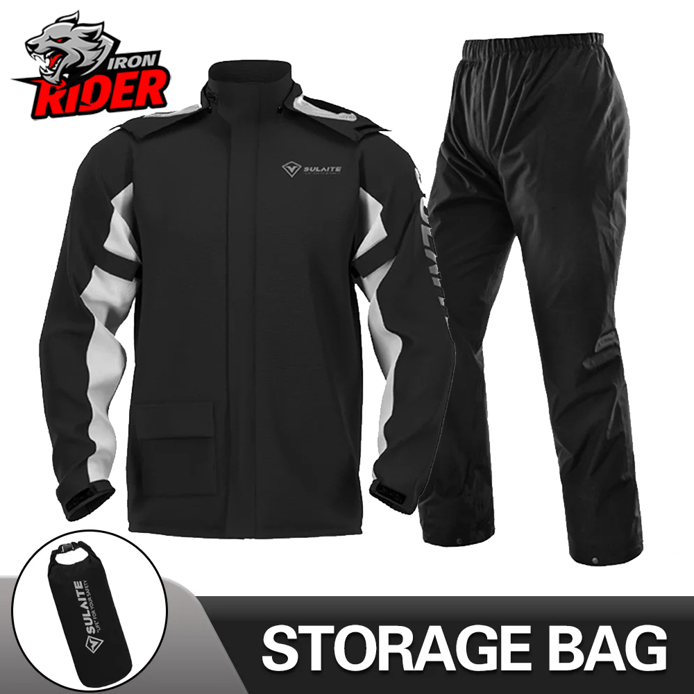 Motorcycle Raincoat Reflective - огляд і ціна Cycling Rain Jacket Commute
