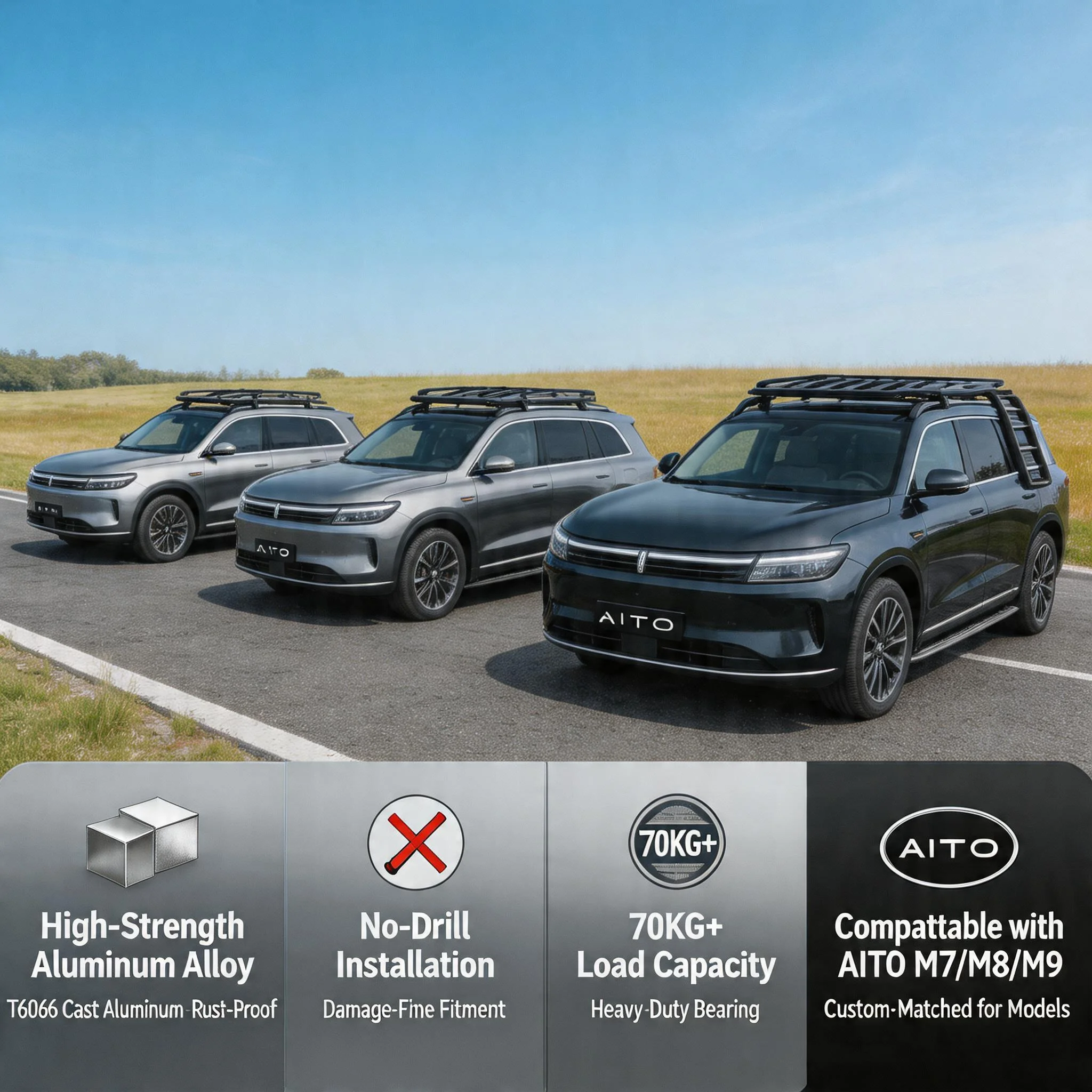 High Quality Aluminum Alloy 4X - огляд і ціна Cargo Rack Aluminum