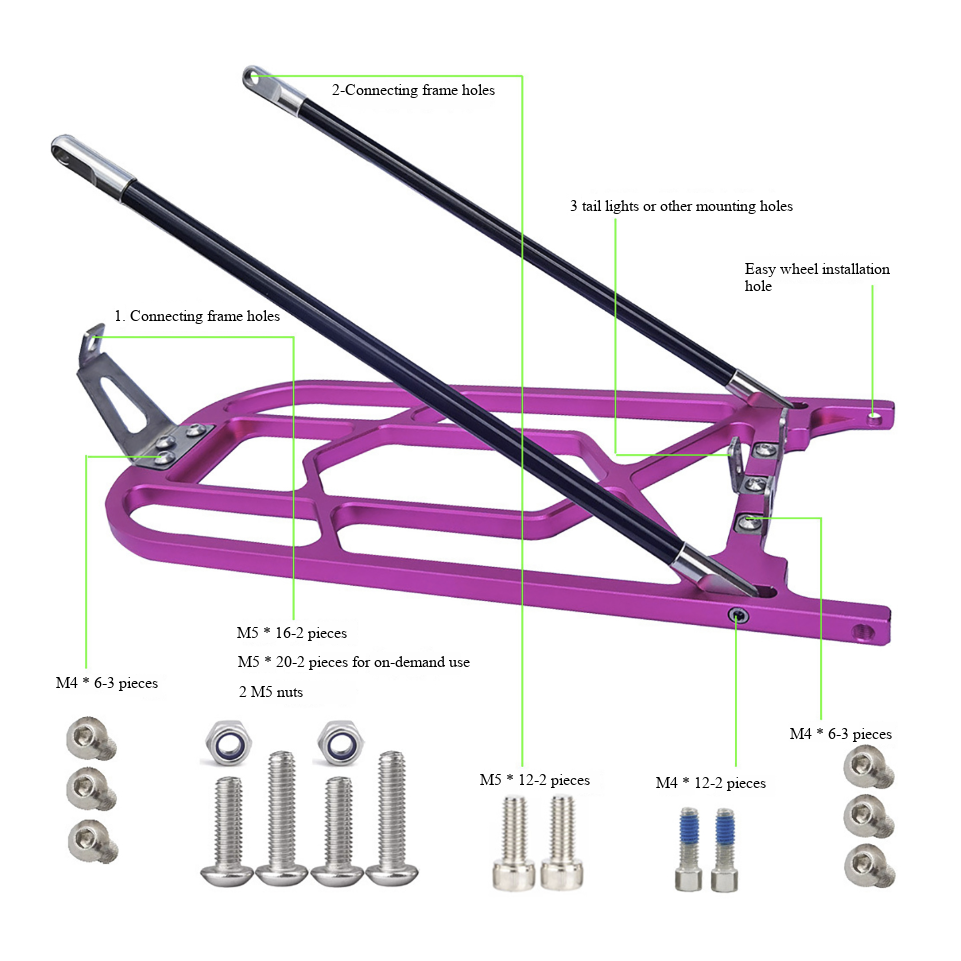 For Brompton Folding Bike Alum - огляд і ціна Cargo Rack Aluminum