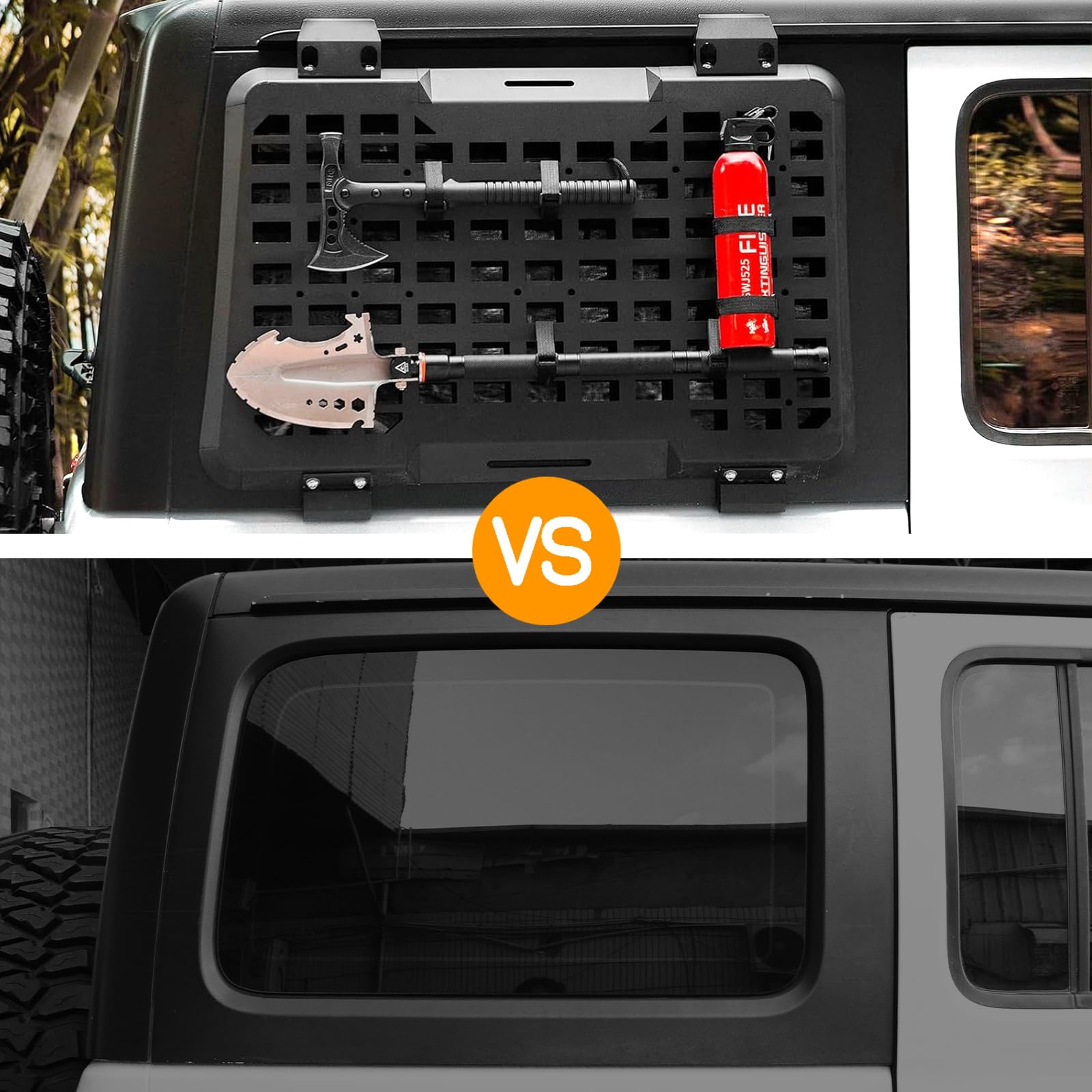 Rear Right Window Molle Panel  - огляд і ціна Cargo Rack Aluminum