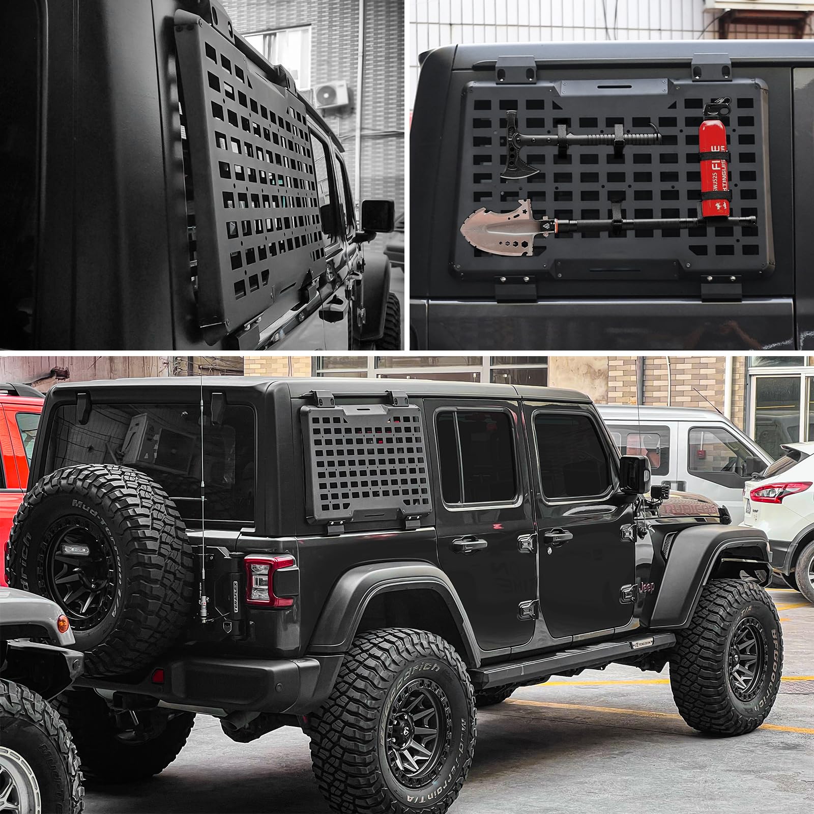 Rear Right Window Molle Panel  - огляд і ціна Cargo Rack Aluminum