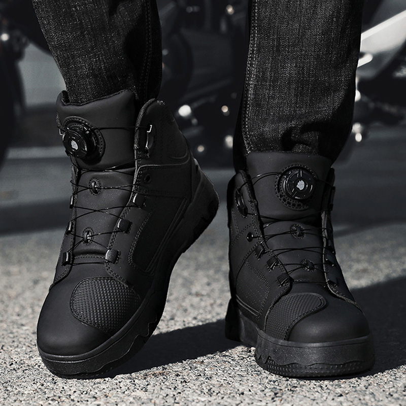 Men Motorcycle Riding Boots Wa - огляд і ціна Cycling Shoes For Commute